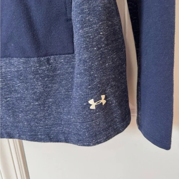 Penn State Navy Blue Hoodie Under Armour - Picture 3 of 8